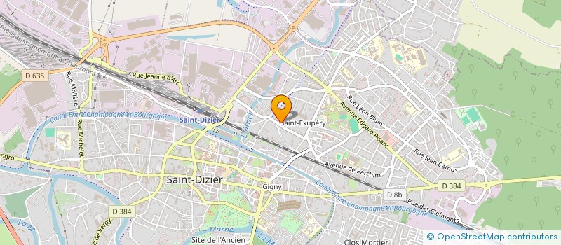 localisation de l'entreprise SCI AKGP à SAINT-DIZIER