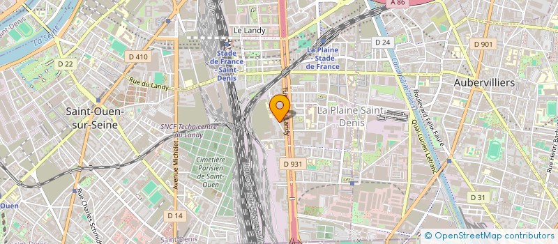 localisation de l'entreprise SCI AKH  SAINT-DENIS