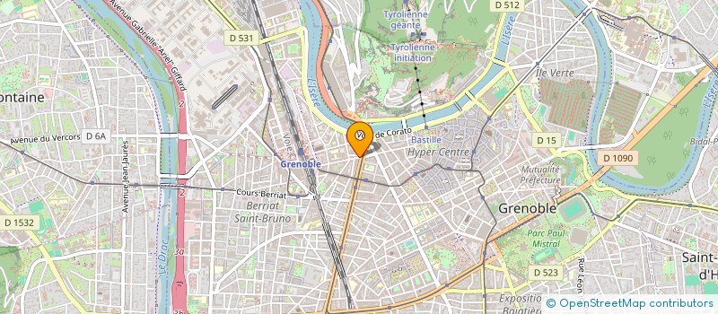 localisation de l'entreprise SCI AKHAN  GRENOBLE