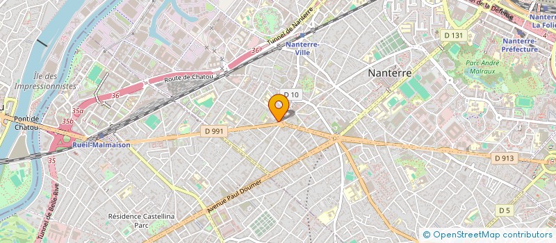 localisation de l'entreprise SCI AKHAVAN  NANTERRE