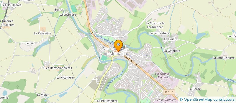 localisation de l'entreprise SCI AKHENATON à MONTAIGU-VENDEE