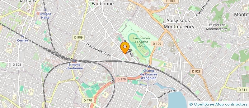 localisation de l'entreprise SCI AKHTAR  EAUBONNE