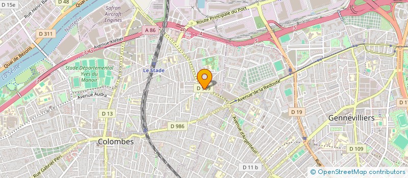localisation de l'entreprise SCI AKIMMO à COLOMBES
