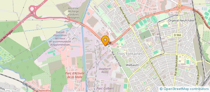 localisation de l'entreprise SCI AKIN  SAINT-BRICE-COURCELLES