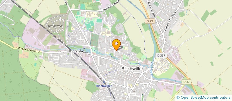 localisation de l'entreprise SCI AKIN  BISCHWILLER