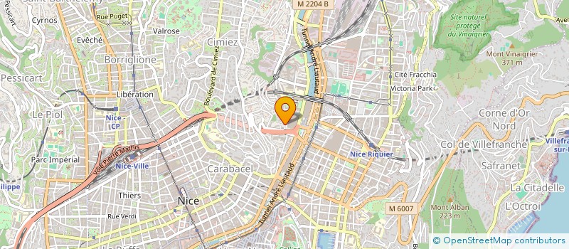 localisation de l'entreprise SCI AKIRA à NICE