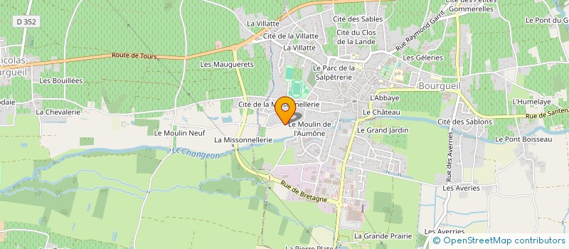 localisation de l'entreprise SCI AKISIMMO à BOURGUEIL