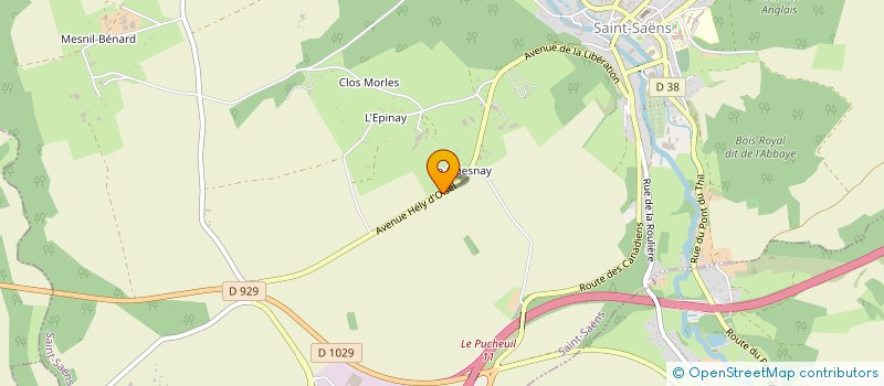 localisation de l'entreprise SCI AKJL  SAINT-SAENS