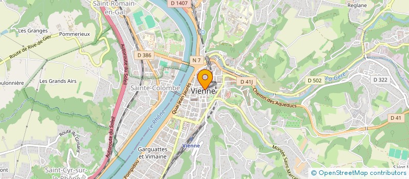 localisation de l'entreprise SCI AKKA  VIENNE