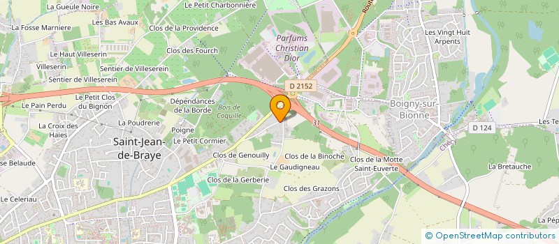 localisation de l'entreprise SCI AKKOYUNLU  SAINT-JEAN-DE-BRAYE