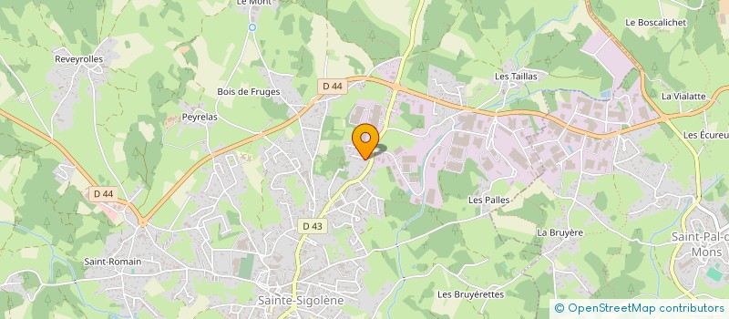 localisation de l'entreprise SCI AKKUYU à SAINTE-SIGOLENE