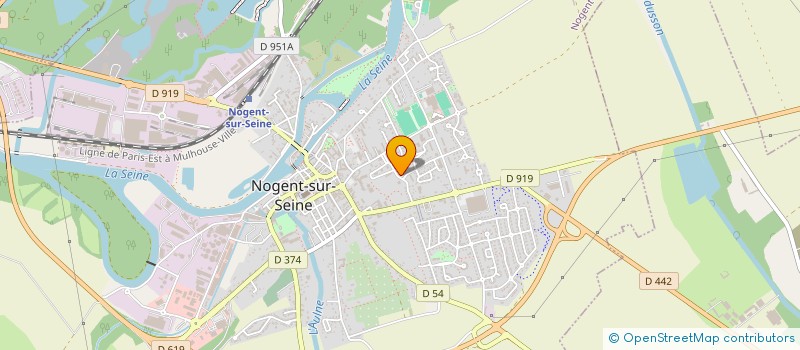 localisation de l'entreprise SCI AKM  NOGENT-SUR-SEINE