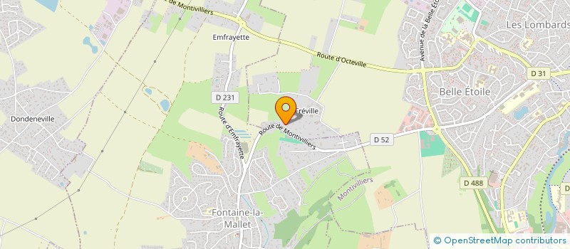 localisation de l'entreprise SCI AKM IMMO  MONTIVILLIERS