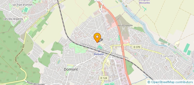 localisation de l'entreprise SCI AKMA  DOMONT
