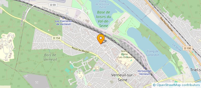 localisation de l'entreprise SCI AKME  VERNEUIL-SUR-SEINE