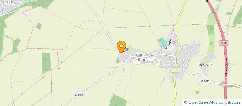 localisation de l'entreprise SCI AKMS  SAINT-CREPIN-IBOUVILLERS