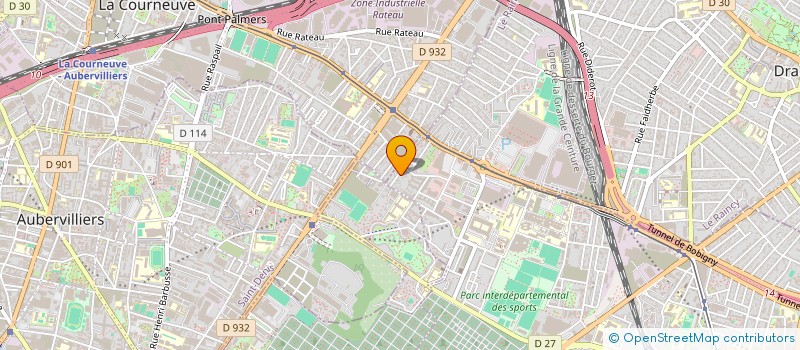 localisation de l'entreprise SCI AKN  BOBIGNY