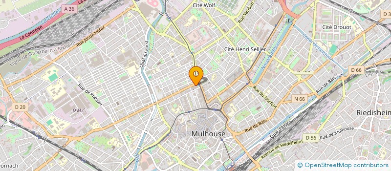 localisation de l'entreprise SCI AKOLA  MULHOUSE