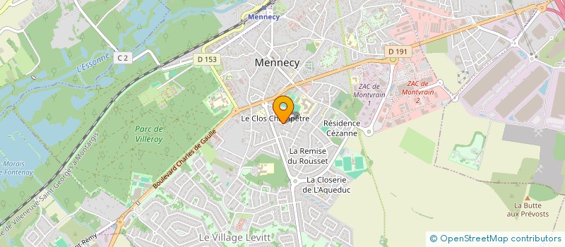localisation de l'entreprise SCI AKP à MENNECY
