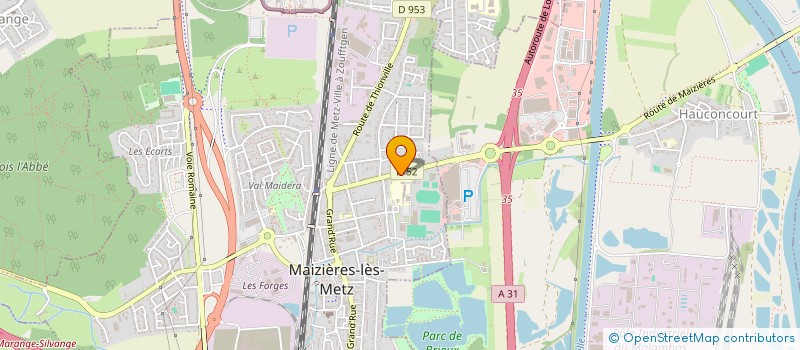 localisation de l'entreprise SCI AKR  MAIZIERES-LES-METZ