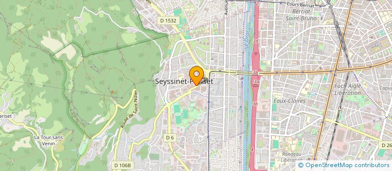 localisation de l'entreprise SCI AKRAGAS  SEYSSINET-PARISET