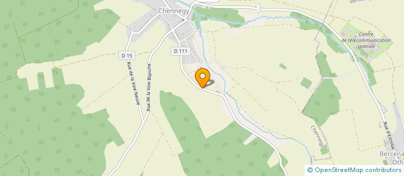 localisation de l'entreprise SCI AKS  CHENNEGY