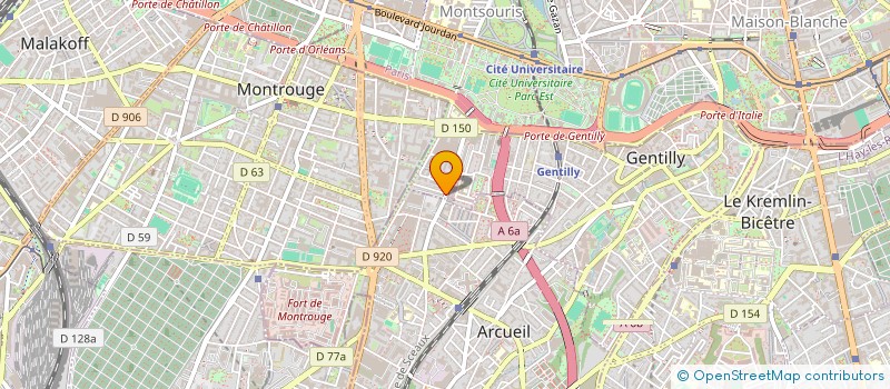 localisation de l'entreprise SCI AKSALI  GENTILLY