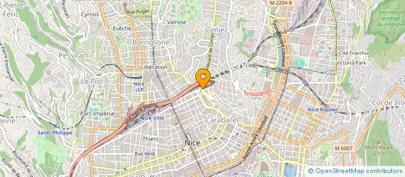 localisation de l'entreprise SCI AKWABA à NICE
