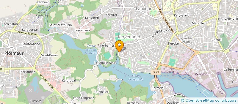 localisation de l'entreprise SCI AKWABA  LORIENT