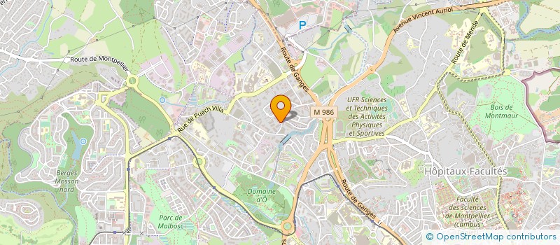 localisation de l'entreprise SCI AKY à MONTPELLIER