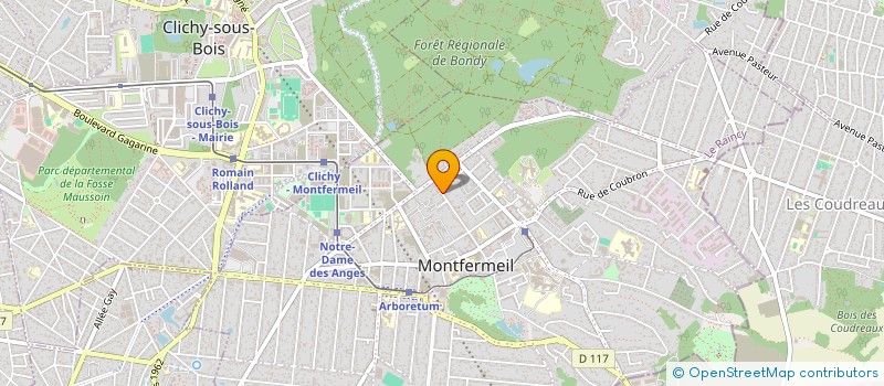localisation de l'entreprise SCI AKY à MONTFERMEIL