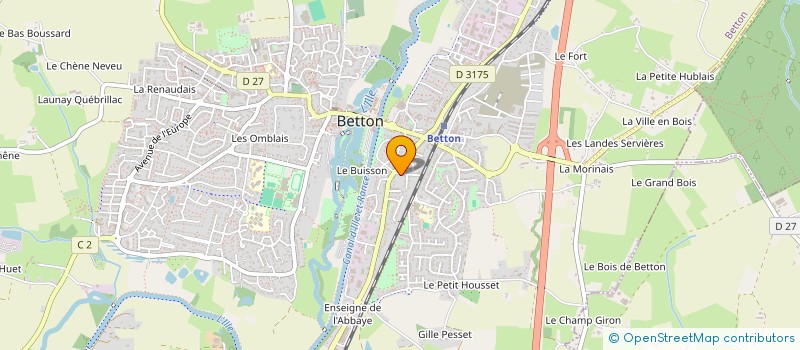 localisation de l'entreprise SCI AL 2024  BETTON