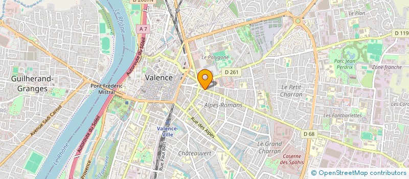 localisation de l'entreprise SCI AL à VALENCE
