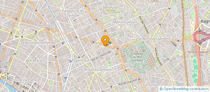 localisation de l'entreprise SCI AL  PARIS