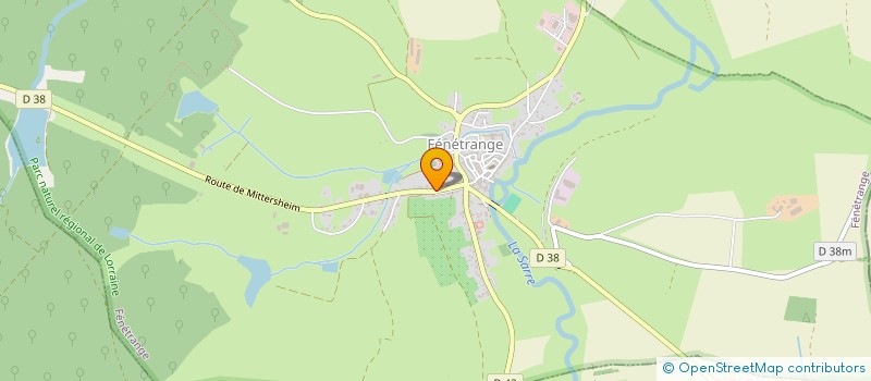 localisation de l'entreprise SCI AL  FENETRANGE