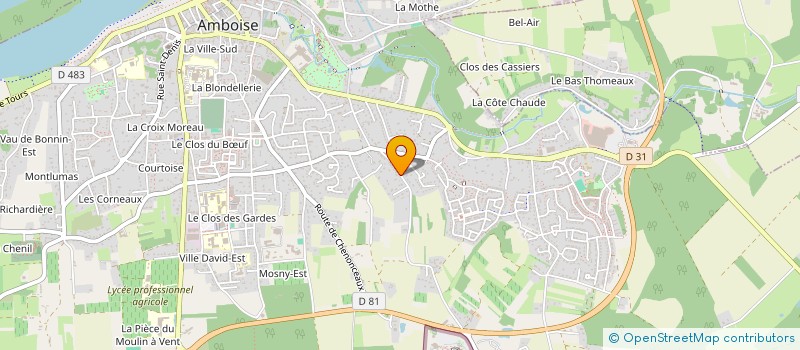 localisation de l'entreprise SCI AL  AMBOISE