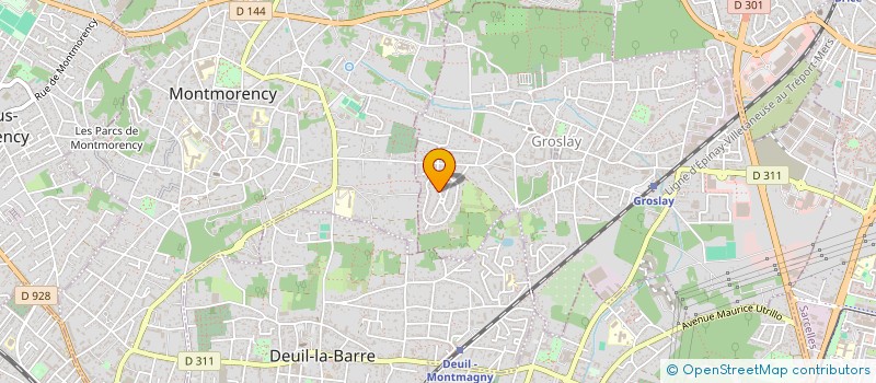 localisation de l'entreprise SCI AL  GROSLAY