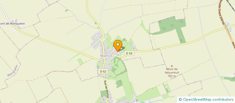 localisation de l'entreprise SCI AL ANAZ  WARLUS