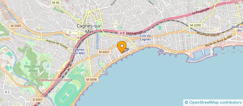 localisation de l'entreprise SCI AL-AND-1  CAGNES-SUR-MER