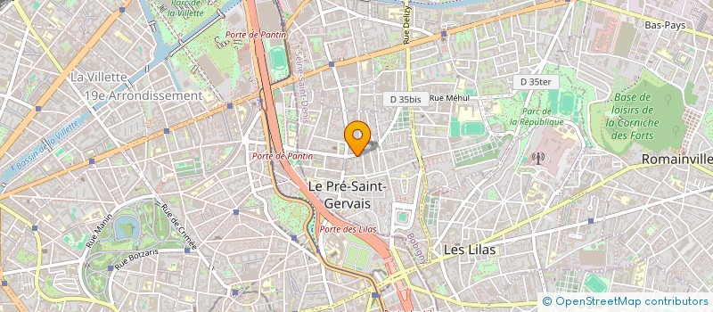 localisation de l'entreprise SCI AL ASADI-OUFFA à LE PRE-SAINT-GERVAIS