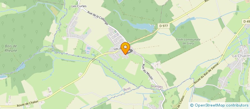 localisation de l'entreprise SCI AL.BE  GRANGES