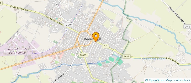 localisation de l'entreprise SCI AL DO NI  REVEL