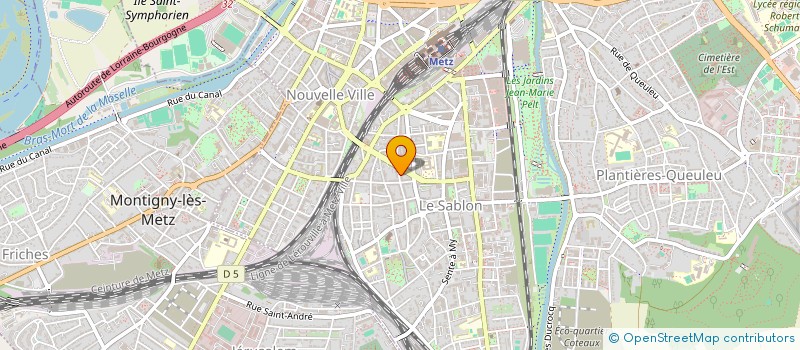 localisation de l'entreprise SCI AL.FA  METZ