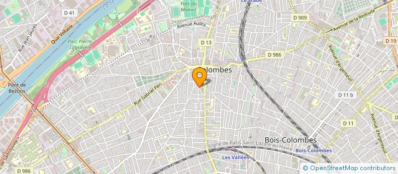 localisation de l'entreprise SCI AL - GHANI  COLOMBES