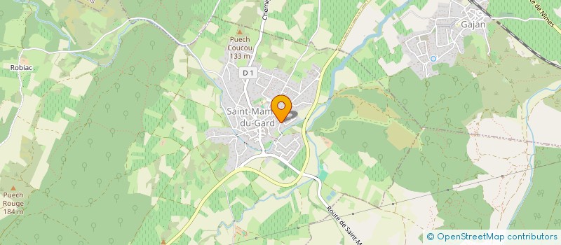 localisation de l'entreprise SCI AL.JE.LAU  SAINT-MAMERT-DU-GARD