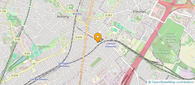 localisation de l'entreprise SCI AL KHODARI à ANTONY