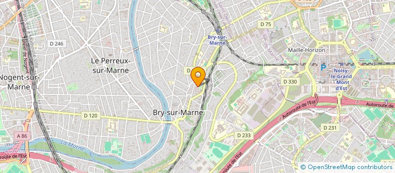 localisation de l'entreprise SCI AL KINE  BRY-SUR-MARNE