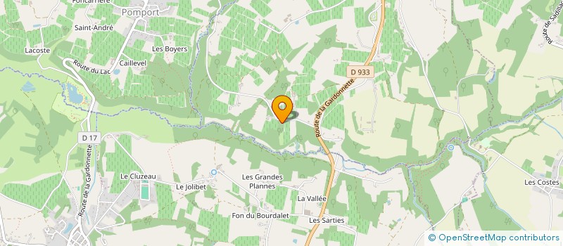 localisation de l'entreprise SCI AL LO  ROUFFIGNAC-DE-SIGOULES