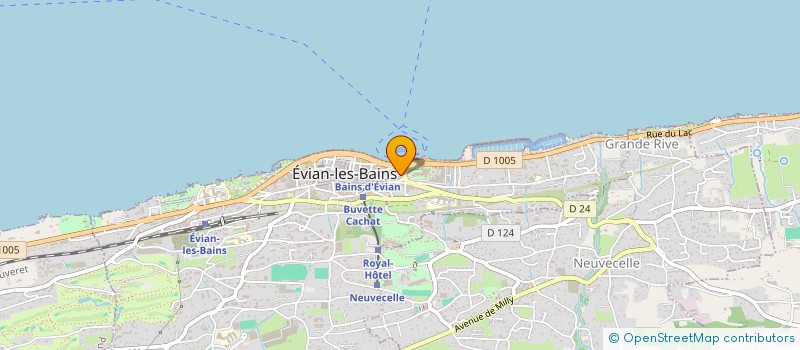 localisation de l'entreprise SCI AL MELEHY  EVIAN-LES-BAINS