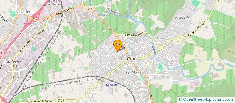 localisation de l'entreprise SCI AL OD  LA CRAU